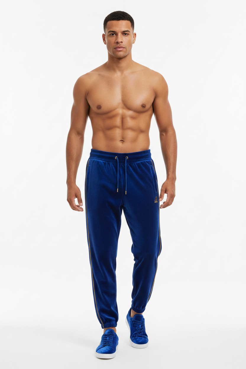 Kangol Velour Jogger Beacon Blue.       Sku:K92133.      Size Large