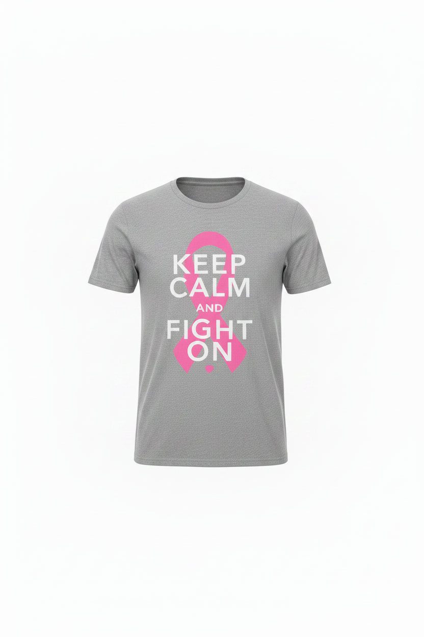 SKU: 57-INH
Keep Calm and Fight On Breast Cancer Awareness T-Shirt