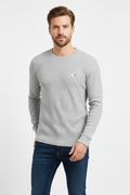 Levi's L/S Waffle Shirts Lite Grey Sku: LVSWAFF26- LT-Grey.              Size: 2xl, 3xl
