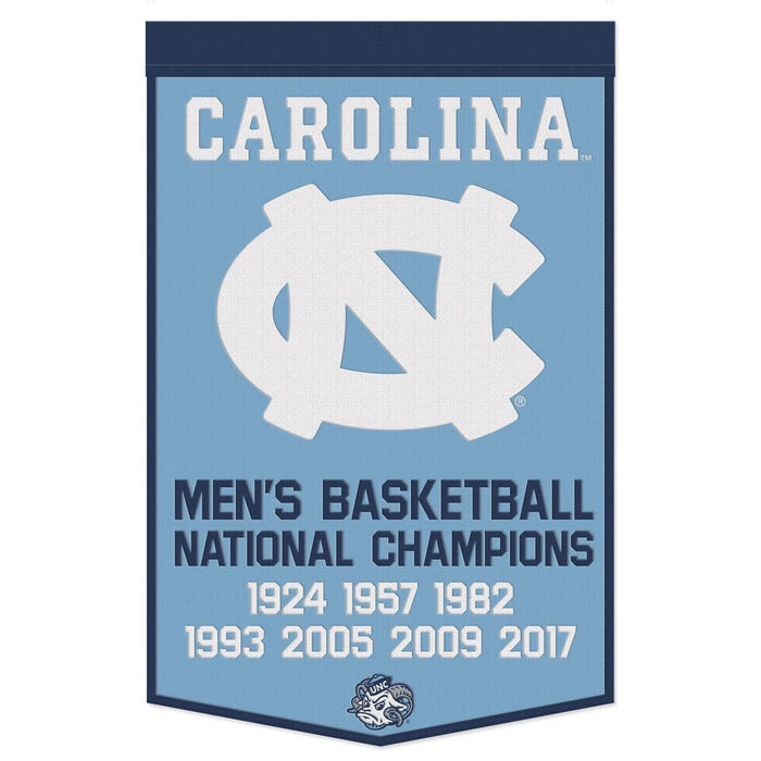 * Officially Licensed  North Carolina Tan Heels Wool Banner size: 24"x38"        sku: 57550322-win