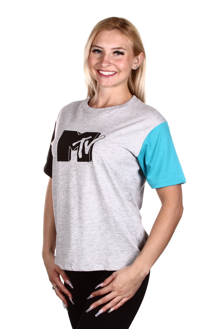 Licensed MTV Colorblock Women's Graphic T-Shirt
Style #: MB-80