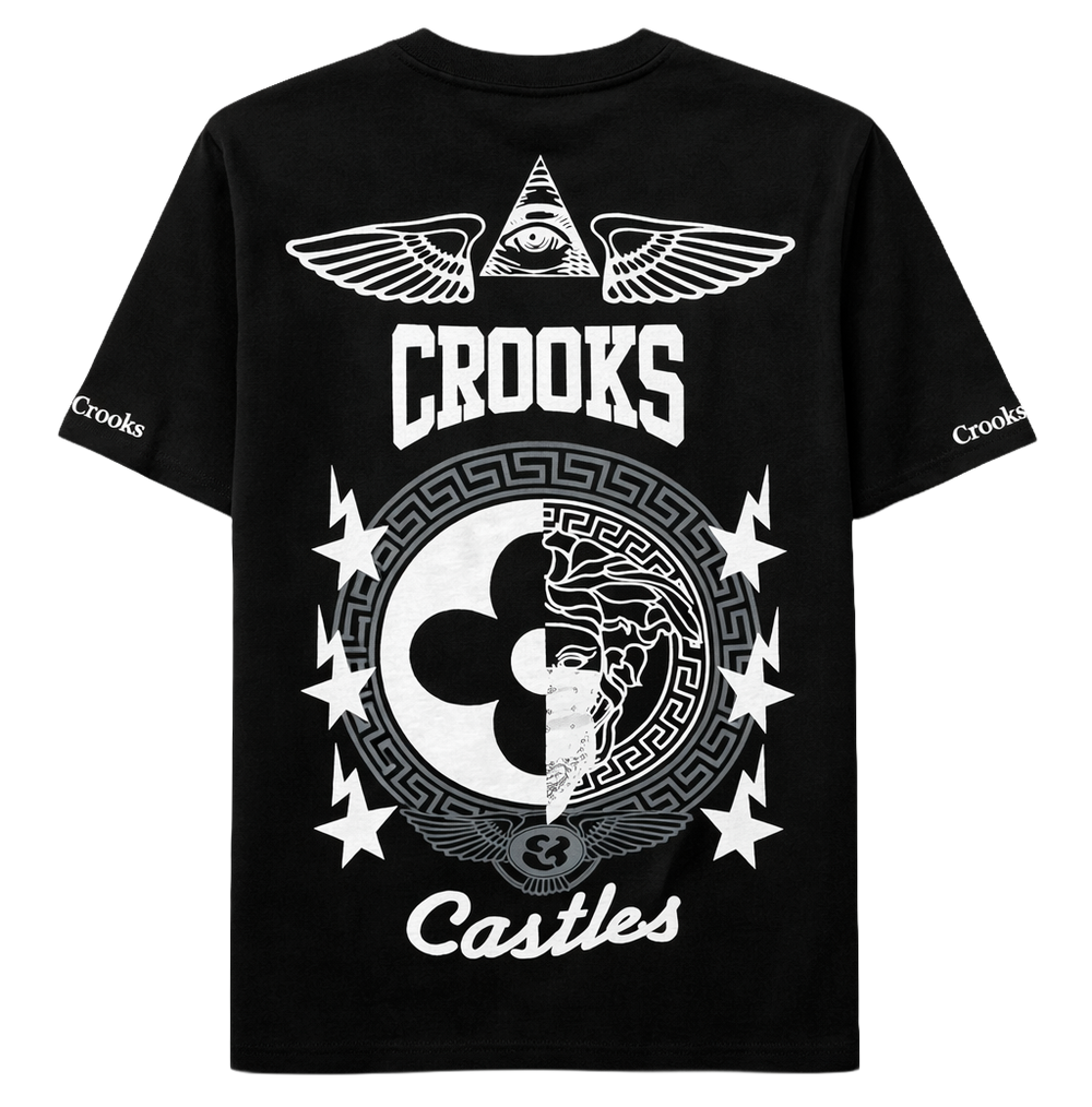 Crooks & Castles Graphic T-Shirt sku:CCST05 Open Stock Size: XS,M,XL