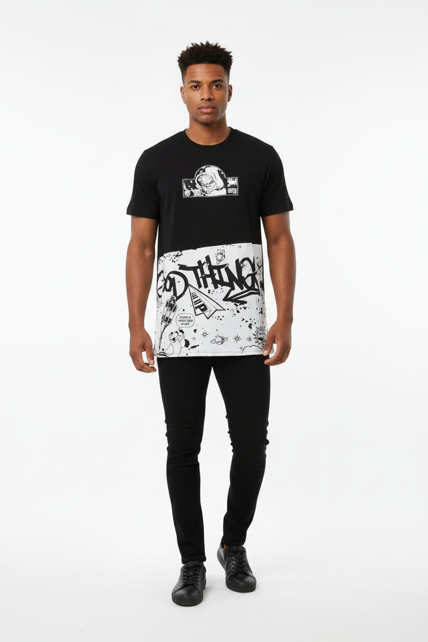 Street Art Color Block Graphic T-Shirt
SKU: 35-INH