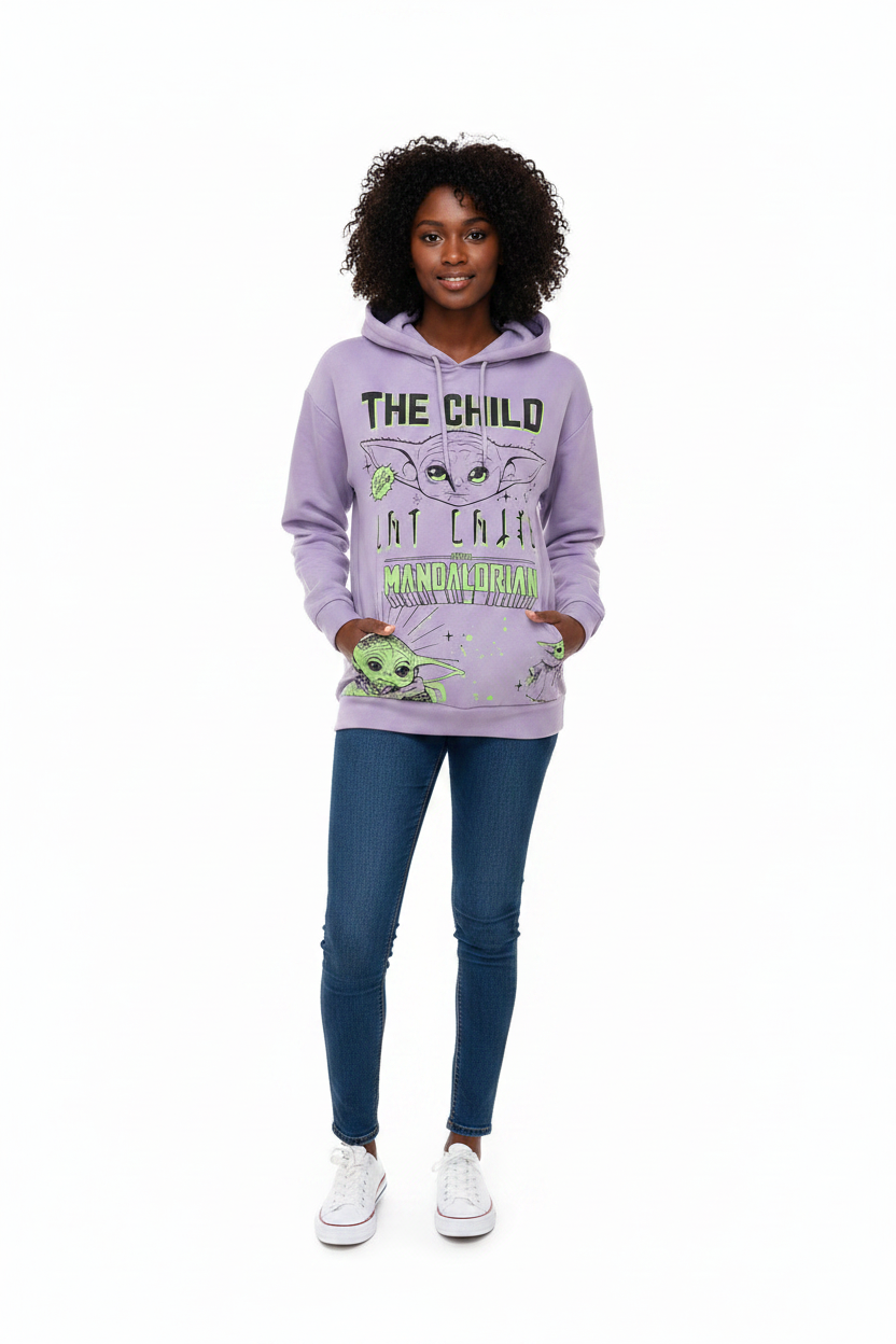 SKU: 56-INH
Star Wars™ The Child (Grogu) Hoodie – Lavender