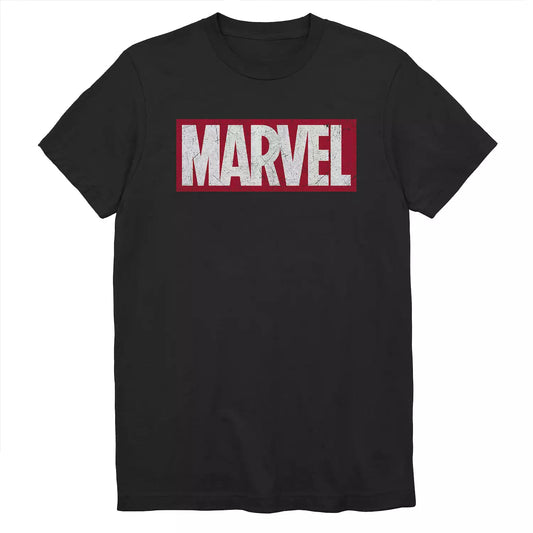 Men's Big and Tall Marvel Comics Logo Graphic Tee sku: Marvel Size:2XL,3XL