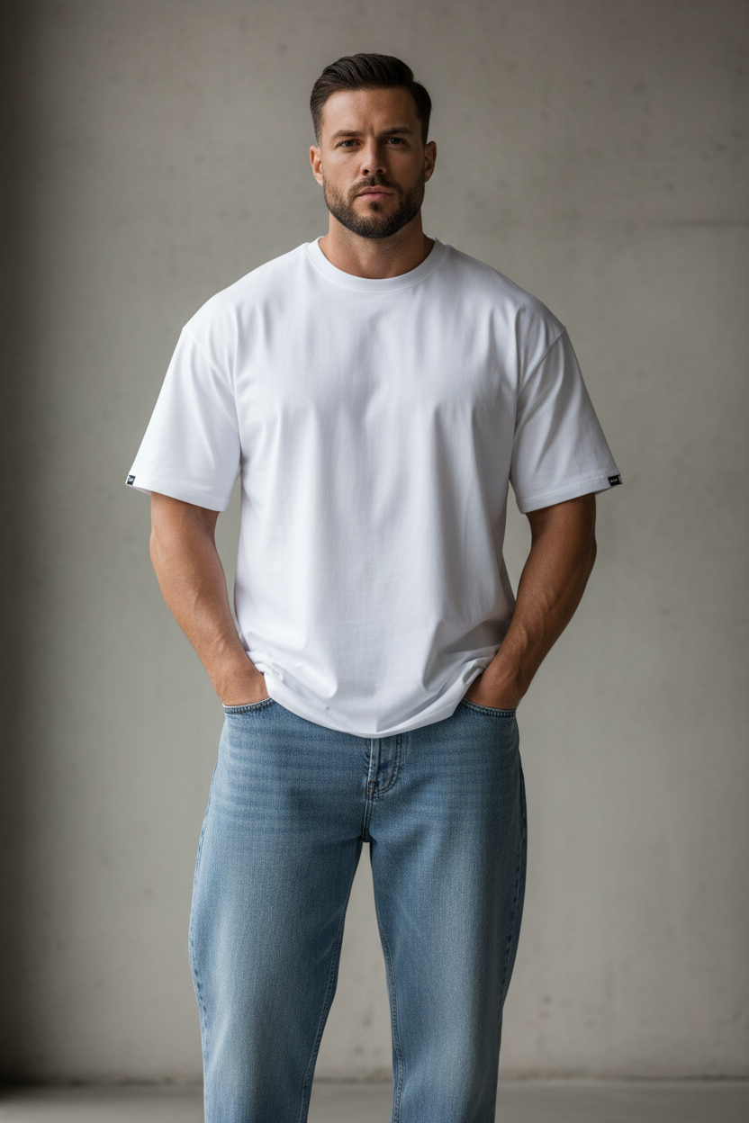 Crooks and Castles Blank T-Shirt.     sku: Blanks-white.     Size: 5XL