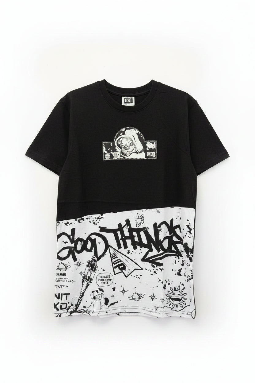 Street Art Color Block Graphic T-Shirt
SKU: 35-INH