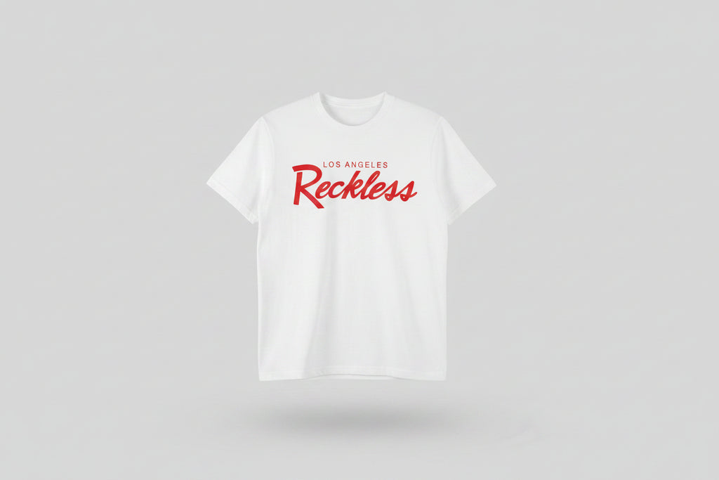SKU: 94-INH
Los Angeles Reckless Graphic T-Shirt – White