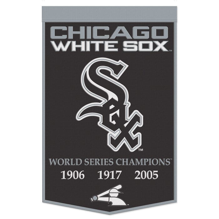 Officially Licensed Chicago White Sox Wool Banner 24" x 38"  sku:47672322-wc