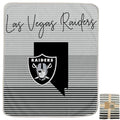 * Officially Licensed NFL Ultra Las Vegas Raiders softball Plush Throw.                sku: 26762-stw
