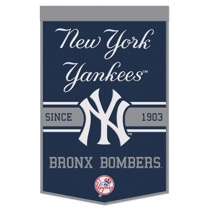 New York Yankees Wool Banner 24"x38"             sku: 47810322-wc