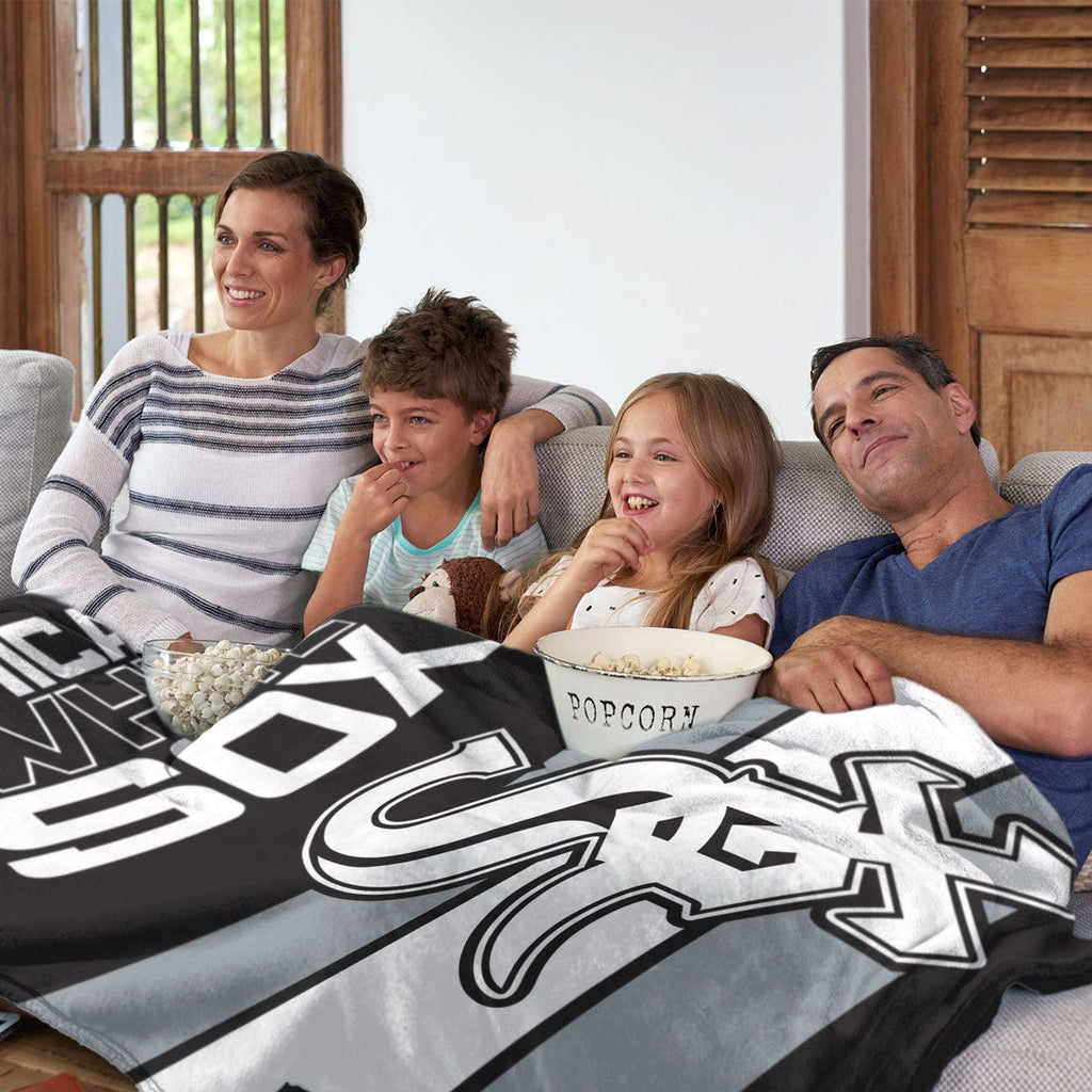 Officially Licensed  Chicago White Sox Blanket - Ultra Soft 50"x60"                                         sku: A0773322-win