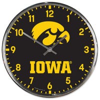 Officially Licensed   Iowa Hawkeyes Chrome  Clock sku: 2797326