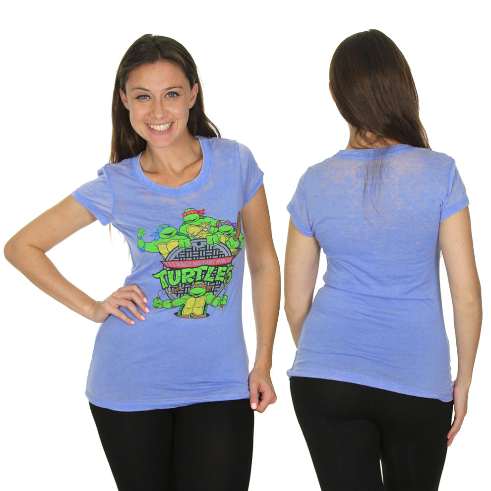 Licensed Teenage Mutant Ninja Turtles Women's Graphic T-Shirt
Style #: NT-10-C
