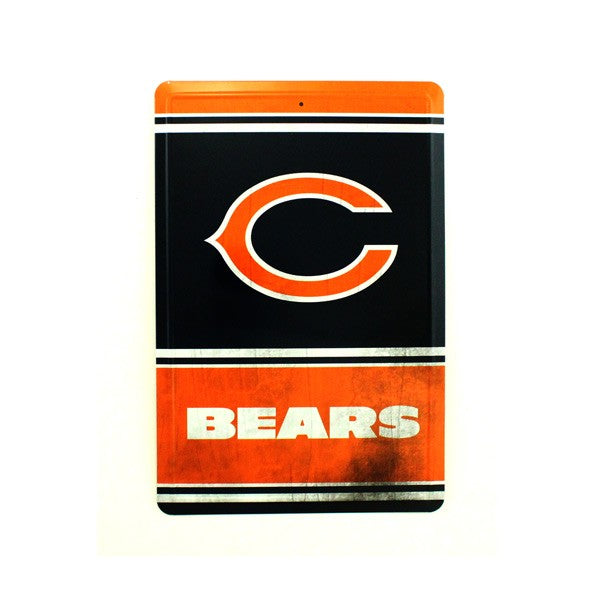 Chicago Bears Tin Signs 12"x8"