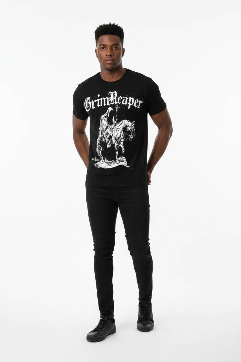 LA Familia Graphic T-Shirt.                The Grim Reaper             LFHOL24SS22-stw   Size: S-2XL