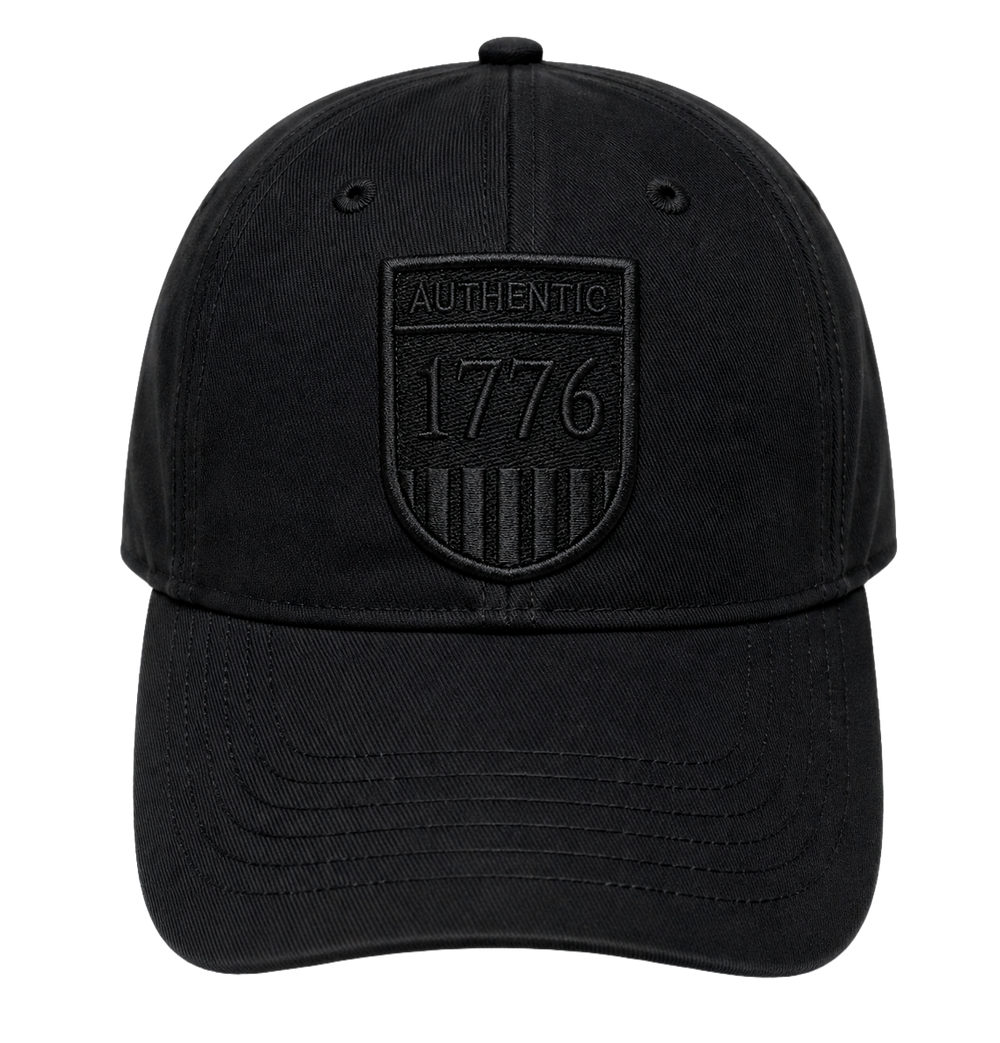 Licensed Authentic 1776 Dad Hat Black sku: BA30716GENU