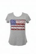 SKU: 107-INH
Women's Patriotic American Flag Graphic T-Shirt