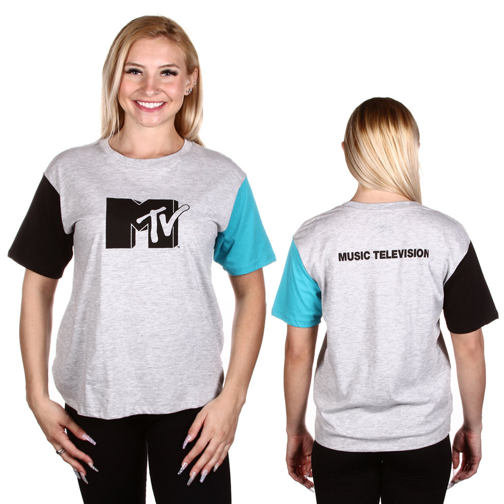 Licensed MTV Colorblock Women's Graphic T-Shirt
Style #: MB-80