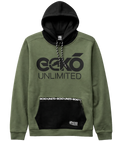 Ecko Unltd. Olive & Black Logo Hoodie