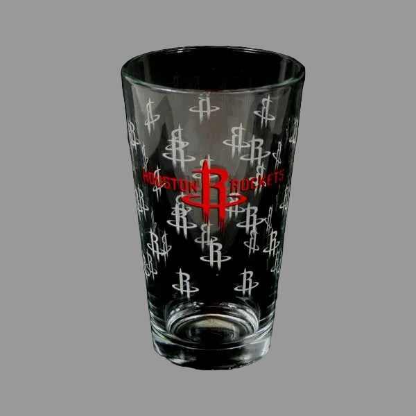*Officially Licensed Houston  Rockets Pint Glass 16oz. Sku: 13583-stw