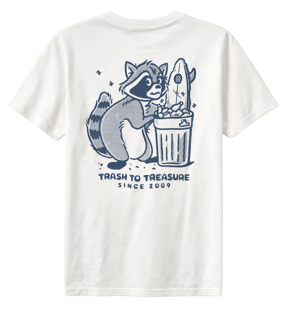 Trash to Treasure Raccoon Graphic T-Shirt – White
SKU: STTS26