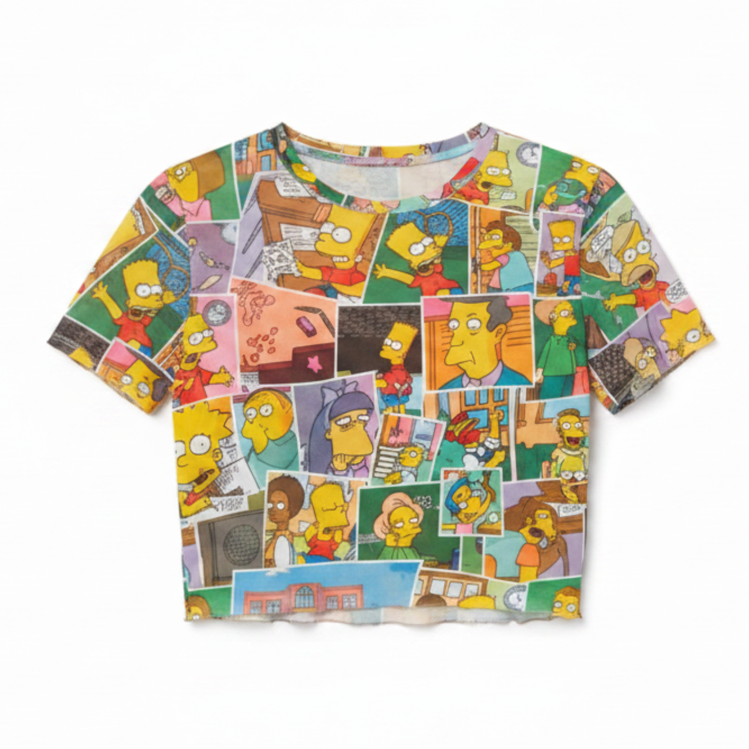Licensed The Simpsons All-Over Print Crop T-Shirt
SKU: C12