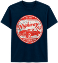 Highway 65 Vintage Car Graphic T-Shirt