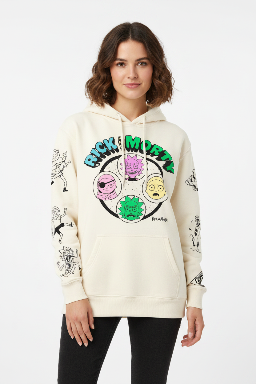 Rick and Morty Graphic Hoodie  size: S-2xl.          sku: HDM5E7ERIC