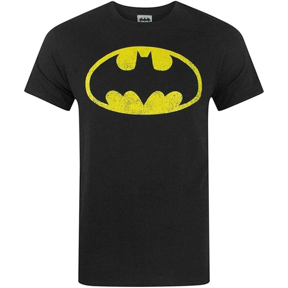 Men's DC Comics Batman Distressed Logo T-Shirt Big & Tall Tee                         sku: M-INH-38REX.          Sku: 3XLB