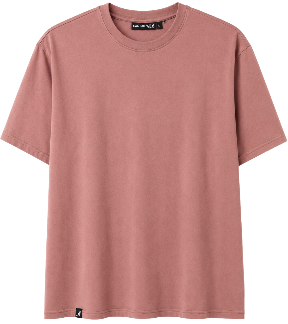 Kangol Relaxed  Solid T-shirt Burlwood.           size: S-XL.               Sku: K90260-SDW