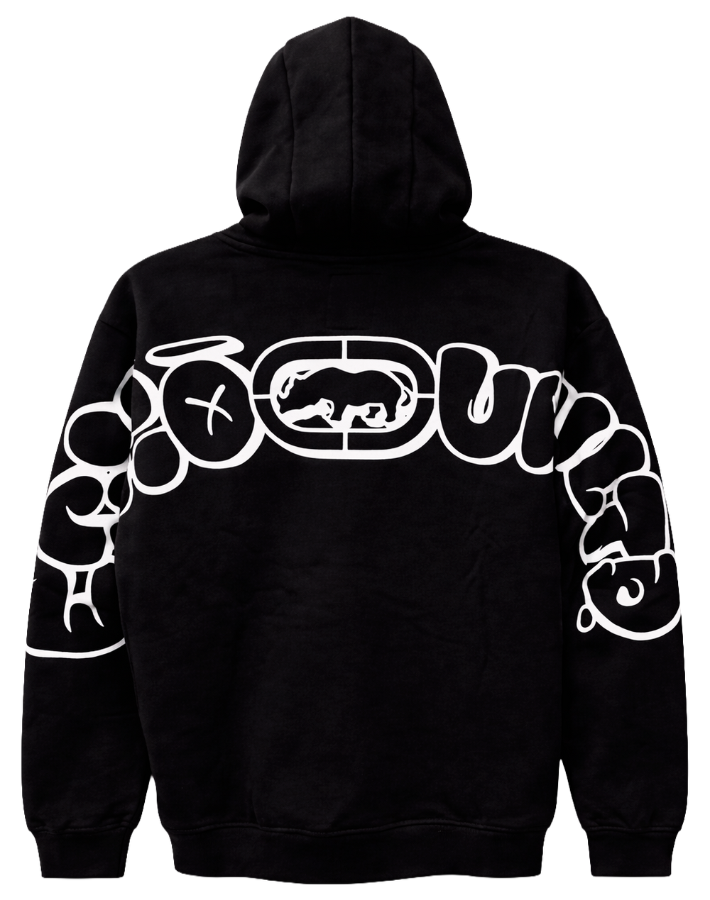 Ecko Unltd. Pullover Hoodie – Black Graphic Streetwear sku: E034H1280