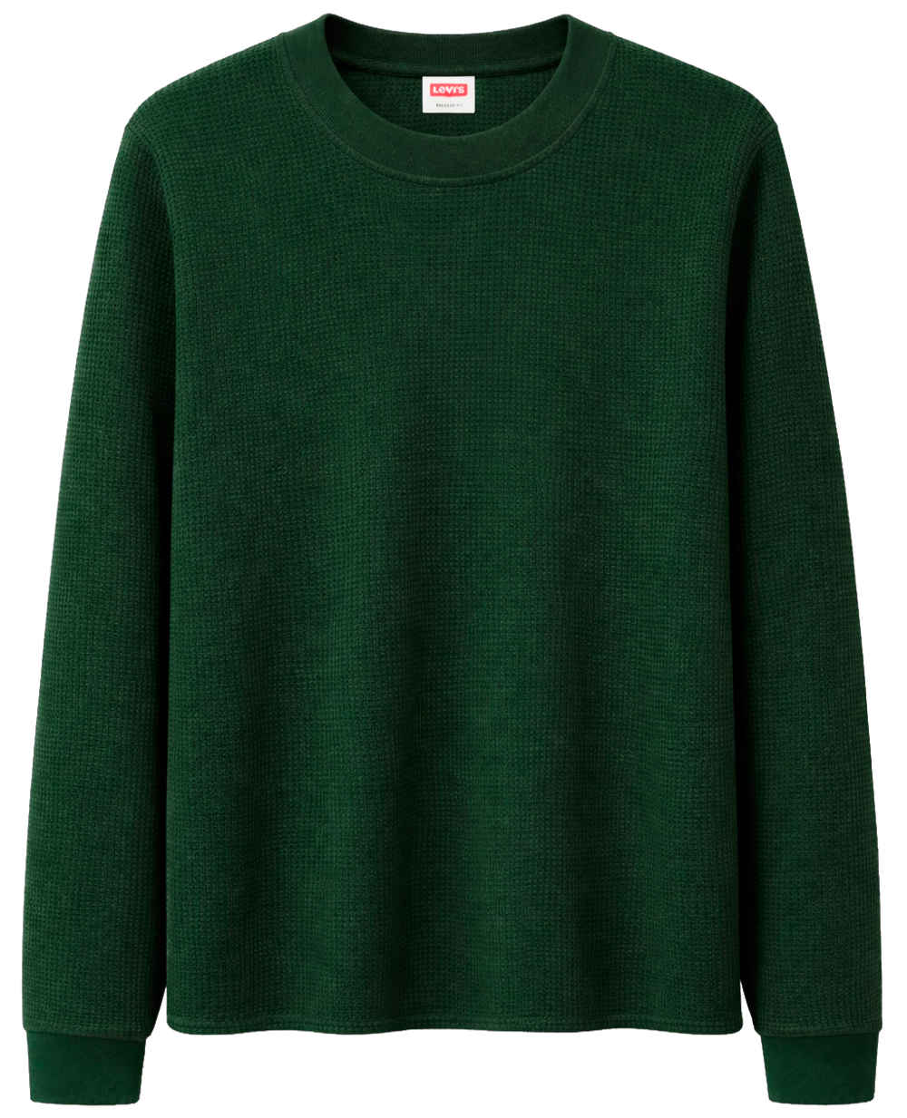 Levi's L/S Waffle  Shirts- Green sku: LVSWAFF26-Green