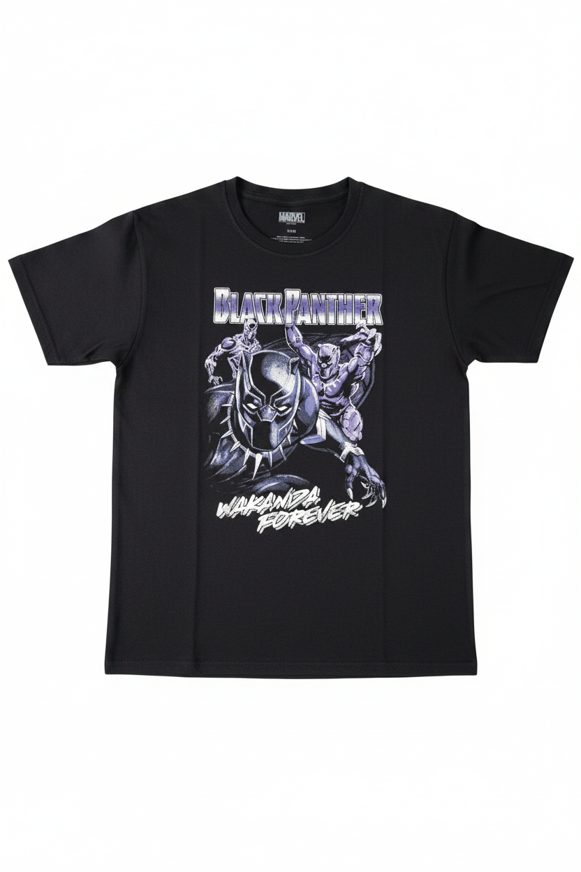 A1 Kids Licensed Marvel Black Panther "Wakanda Forever" Graphic T-Shirt
SKU: 22-INH