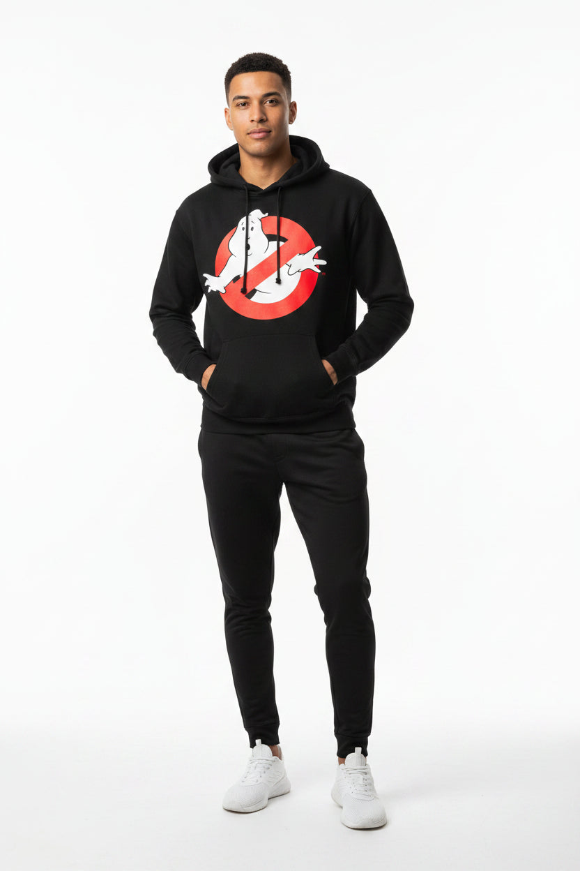 Ghostbusters Logo Pullover Hoodie size: Sku: GUAH2203RC