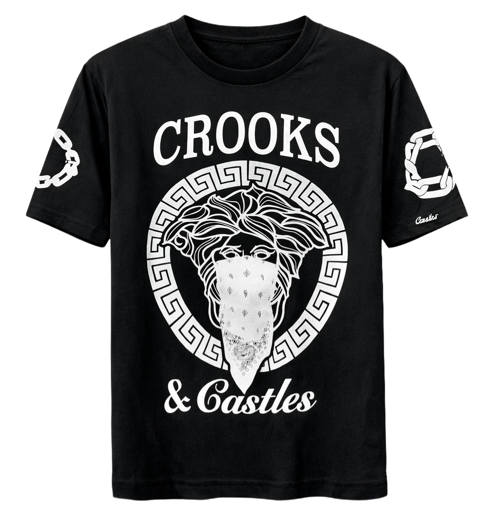 Crooks & Castles. Graphic T-Shirt-Open Stock Sku: CCST05. Size: XS,S,M,XL