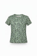 SKU: 58-INH
Women's Olive Leopard Print Short Sleeve T-Shirt