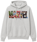 Licensed Marvel Hoodie H.Grey    sku: 4MCS01120MB.  Sku: S-XL