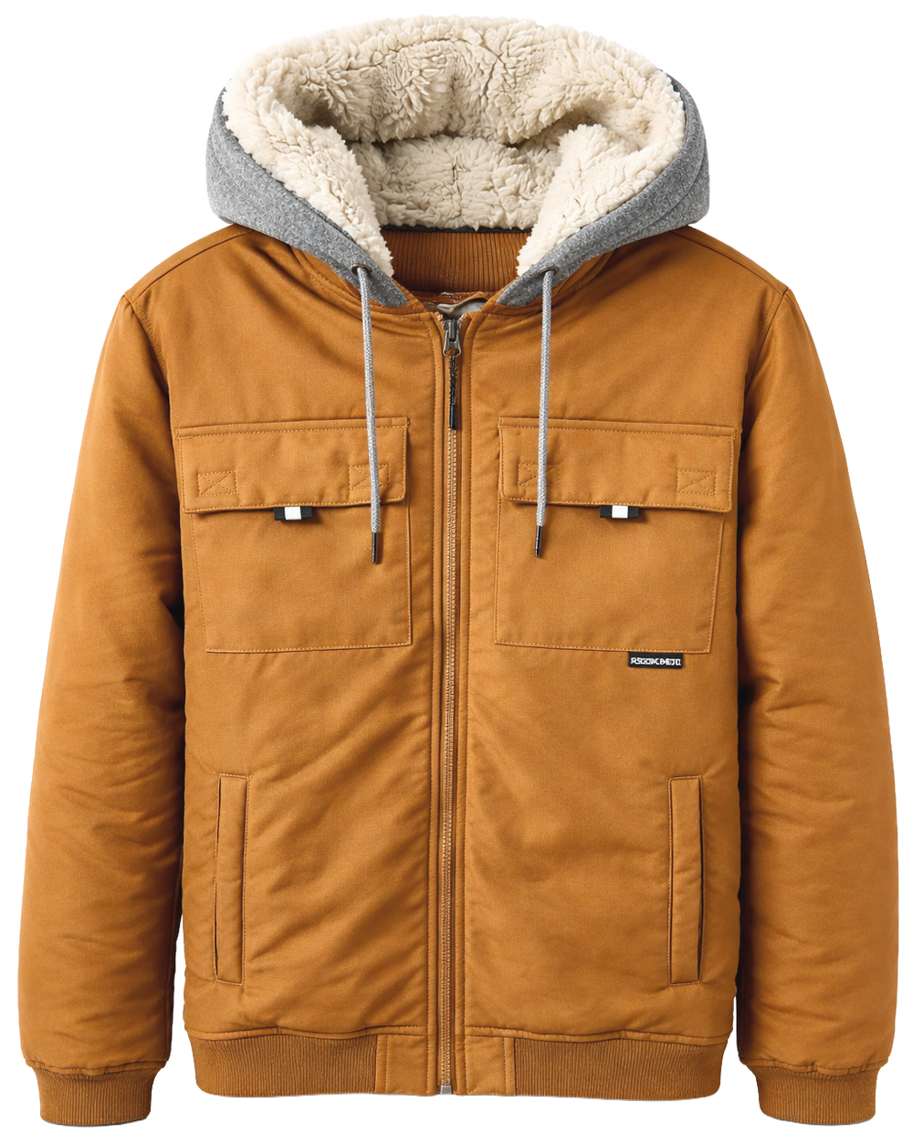 Sherpa-Lined Hooded Workwear Jacket
SKU: EO35O601-SD