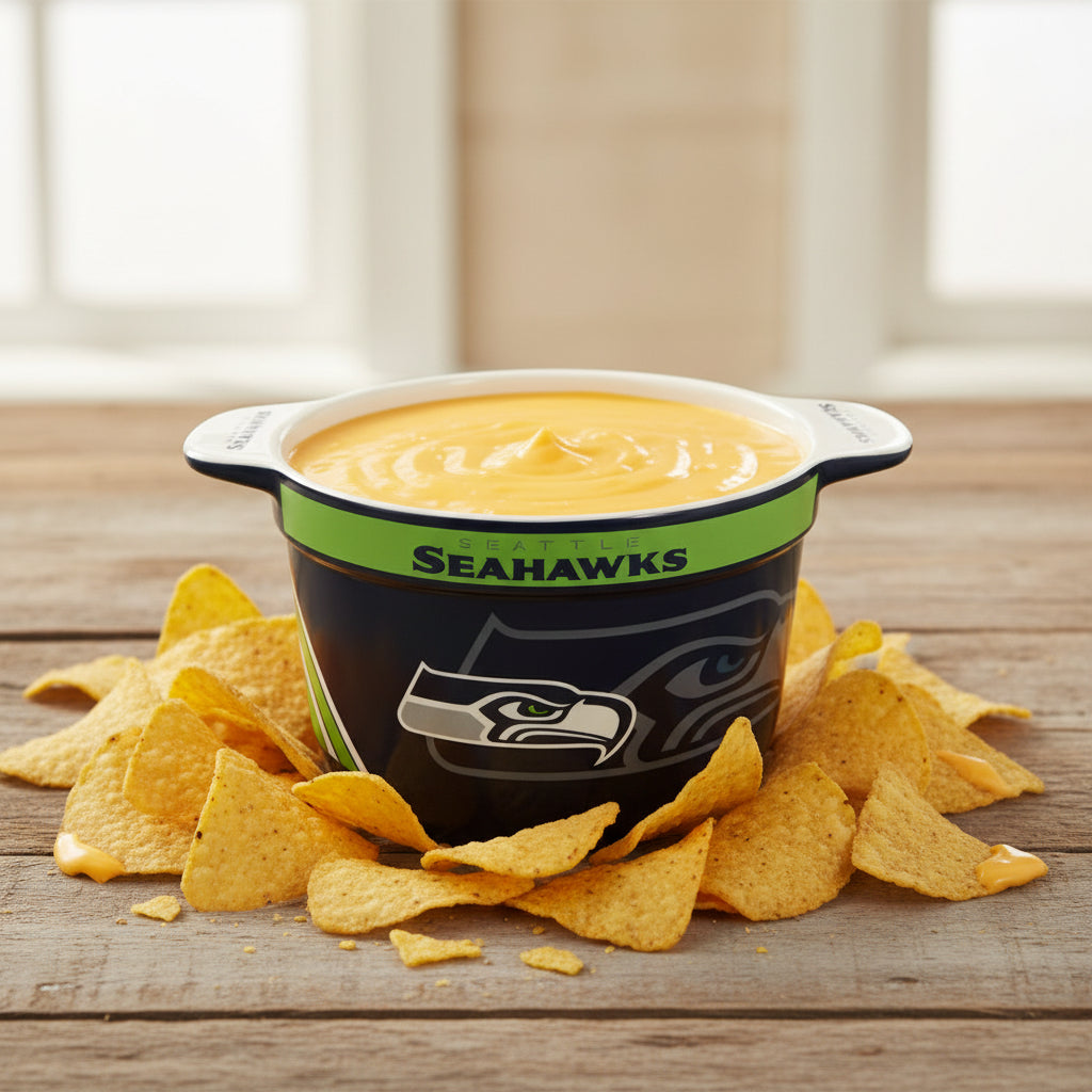 Seattle Seahawks  Bowl Ceramic High Heat 23oz Dip Bowl  sku: 31341