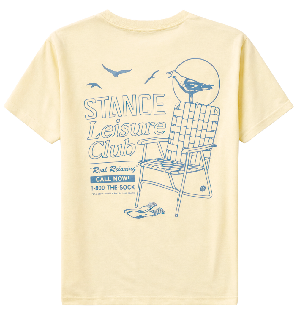Stance Leisure Club Graphic T-Shirt – Cream
SKU: STTS26