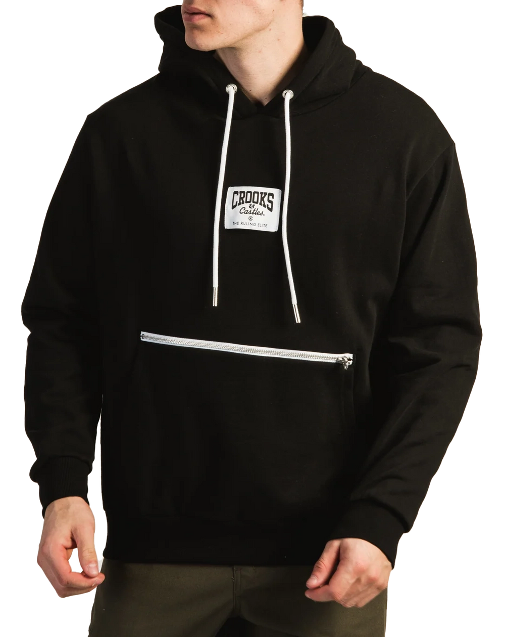Crooks & Castles Pullover Hoodie – Black
SKU: 4I10102