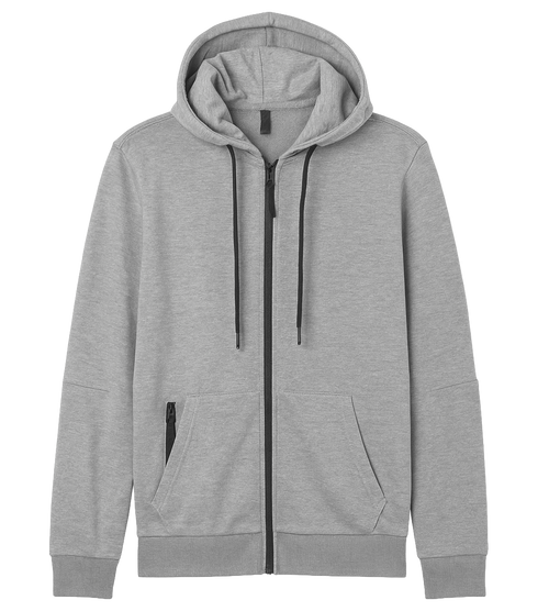 Classic Full-Zip Hoodie – Heather Gray Size 3Xl.            Sku: INH-33
