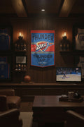 * Officially Licensed  Oklahoma City Thunder Wool Banner  size: 24"x38"              sku: 61560323-win