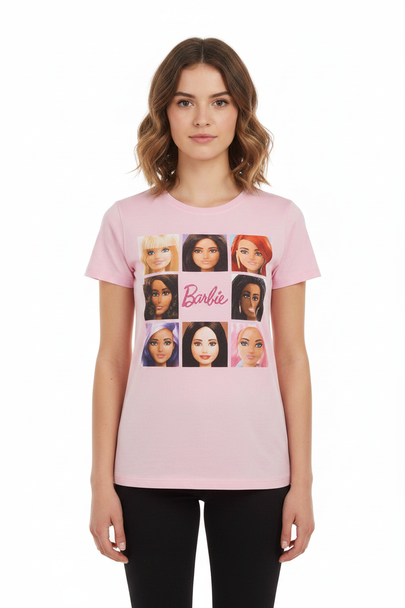 SKU: 96-INH
Barbie™ Girls Pink Graphic T-Shirt