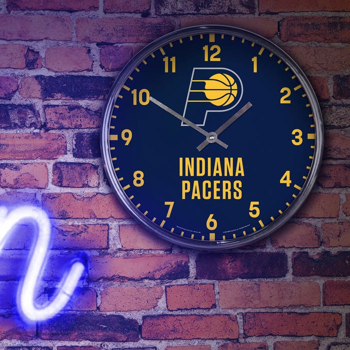 Indiana Pacer Chrome Clock    Sku: 2779523-win