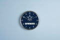 Dallas Cowboys Chrome Clock  12" sku: 2790424-wc