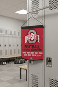 Ohio State Buckeyes Football Celebration  Wool Banner.              size: 24"x38"          sku: 47342325-win