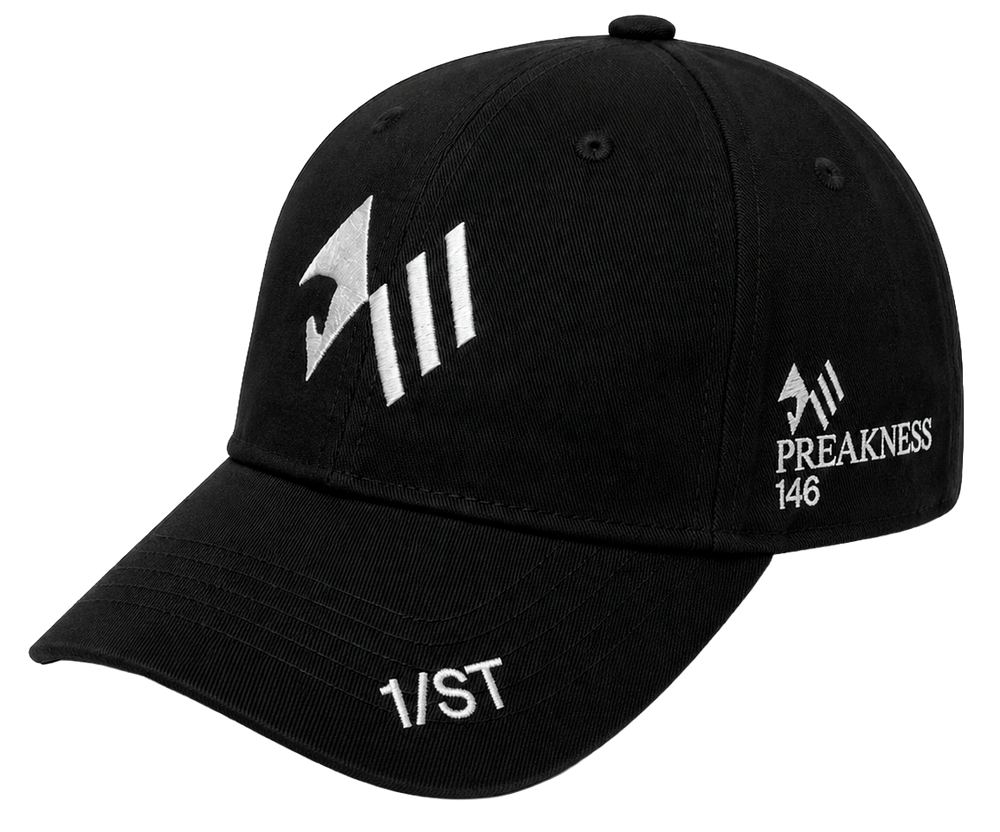 1/st Gulf Stream Park Dad Hat Black  sku: Peakness