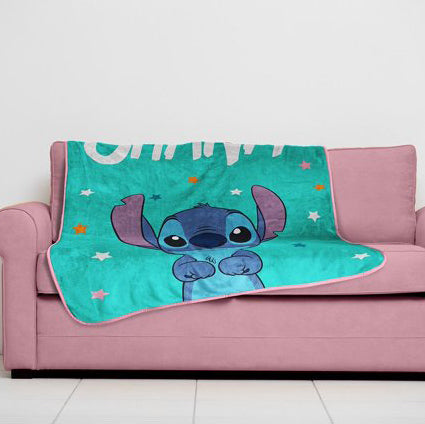 DISNEY                                                        STITCH kids Plush Throw Blanket JF26303-pkg